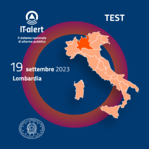 Test IT-alert Regione Lombardia: 19 settembre ore 12